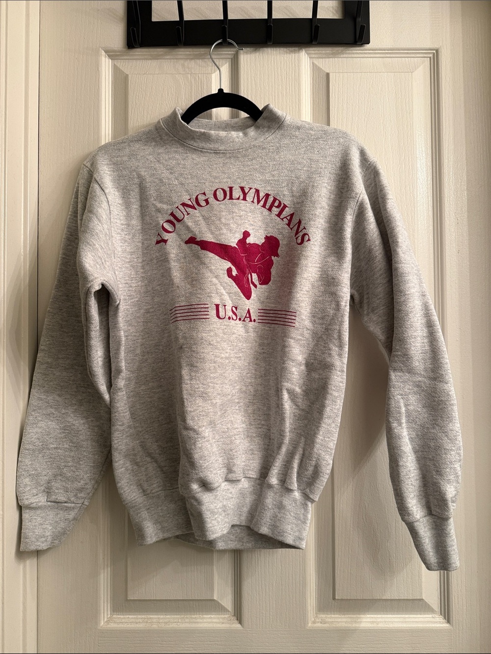 Vintage USA Grey Fleece Crewneck Sweatshirt